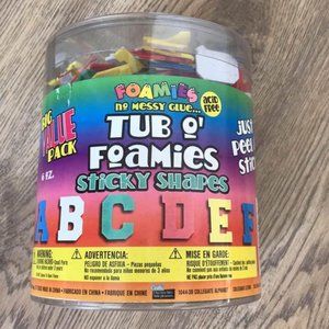 Tub O’ Foamies Sticky Shapes